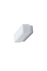 Přisazené LED svítidlo se skleněným stínidlem FLORA 2 8W IP43II 3K stříbro