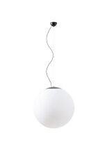 Závěsné LED svítidlo se skleněným stínidlem OSMONT ADRIA L5 48W IP40 3K černá