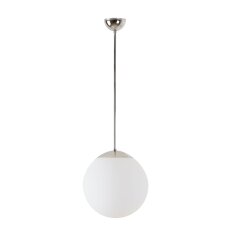 Závěsné svítidlo se skleněným stínidlem OSMONT ADRIA P2 10W IP40 E27 chrom
