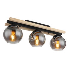 Stropní svítidlo CONNI černá 3xE27 25W 230V GLOBO 15569-3D