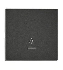 Kryt spínačů a ovladačů s průhledem, symbol světlo, antracit SCHRACK EV112309--