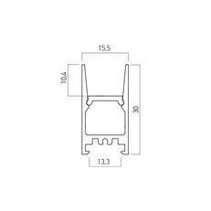 PRF011 AL. PROFILE 3m SBK