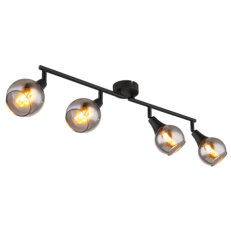 Stropní svítidlo GLYPTAR černá 4x40W E14 IP20 GLOBO 57904-4