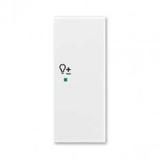 ABB Element Kryt 2násobný pravý symbol stmívání bílá/ledová šedá 6220E-A02204 04