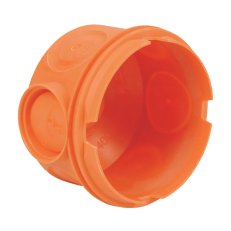KRABICE DO BETONU NÍZKÁ, konfigurace AB, barva ORANŽOVÁ KOPOS KBT-3/71_AB