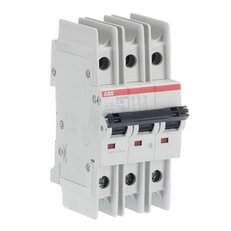 ABB SU203M-C1 jistič char. C 10kA 1A 3P  dle UL489 a CSA 22.2 No. 5