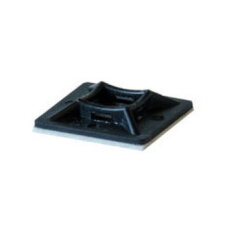 Kabelová příchytka samolepící 19x19mm pro pásky 3,6mm černá KOŇAŘÍK 19711936