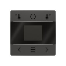 ABB ZONI Kryt pro termostat prostorový s Bluetooth, matná černá 2CHT910400A4237