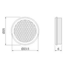 Odrazka AECO CT 25