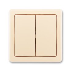 ABB Swing Přepínač kompletní ř.5 10AX 250 Vstř. krémová BLISTR 3557G-05340 C1W