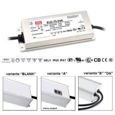 Napěťový zdroj pro LED 77W 48V MEAN WELL ELG-75-48-3Y
