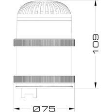 Modul akustický TWS SOUNDER A+ 12/24V ACDC, IP65, 78-95 dB, světle šedá, 16 tónů