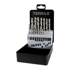 Sada vrtáků do kovu HSS-G 19dílů Terrax RUKO RUA214214
