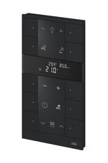 Ovládací prvek Tenton ABB KNX 10nás s termostatem, IAQ mechová černá