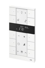 Ovládací prvek Tenton ABB KNX 10nás s termostatem, IAQ, mechová bílá
