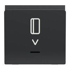 Spínač NOVÁ UNICA pro hotelové karty, 2M, Antracit SCHNEIDER NU328354