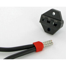 Čelisti EC E4099TWIN k EC(PC) 65 na dutinky dvojité, 4-10mm2/šíře 12mm C4-DD 410