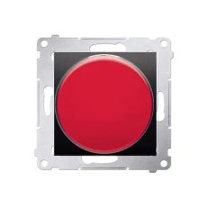 Signalizační a orientační osvětlení s LED, světlo červené., 230V, antracit mat