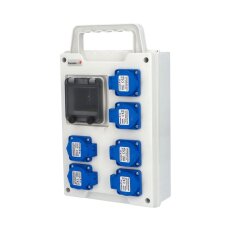 Zásuvková skříň EB 600000.V /4M EasyBOX IP44 pouze vydrátovaná, držadlo eb370