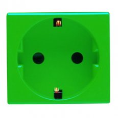 SYSTEM Modul zásuvky 2P+E 16A 250V, DE, zelená GEWISS GW20283