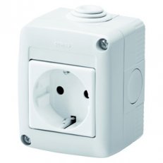 27 COMBI Zásuvka 2P+E+16A, DE, šedá GEWISS GW27814