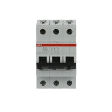 S203-K16 3 fázový jistič 16 A char. K 6kA ABB 2CDS253001R0467