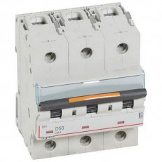 DX3 JISTIČ, 3 PÓLOVÝ, CHAR. D,50A 25KA LEGRAND 409838