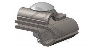 SJ 16/8-10 Al Svorka k jímací tyči Al d16 a vodiči 8-10 mm DT TECHNIC 450120