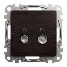 Sedna D/E TV R zásuvka koncová 4dB, Wenge SCHNEIDER SDD181471R