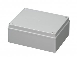 Krabice S-BOX 516, 240x190x90 mm, IP56 šedá, plastové šrouby, 650°C S-BOX 516M