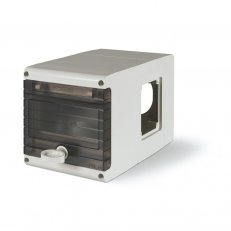 Neosazená skříň kostka na podpěru IP66 pro 3 zásuvky + 6 DIN SCAME 625.3500-000