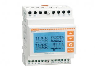 Lovato DMG100 Kompaktní digi. multimetr pro montáž DIN (4moduly) s LCD displejem