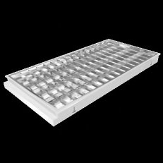 NBB Vestavné zářivkové svítidlo EMILIA 436 EVG V-PAR DIMM 1-10V 12L REF/SP IP20