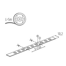 LED pásek L48 9W/M 24 IP65-RGBW SMD, KANLUX 33319