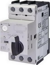 Motorový spouštěč MPE25-0,25 3p 100kA (230V) 0,16-0,25A Irm=3A ETI 004648002