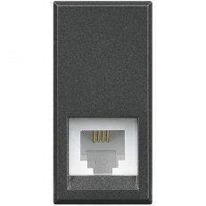 Legrand HS4258/11N BTAX ZÁSUVKA RJ11 1M ANTRACIT