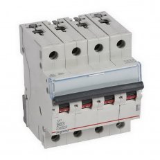 TX3 JISTIČ, 4 PÓLOVÝ, CHAR. B, 63A 10000A LEGRAND 404160