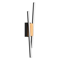 Nástěnné svítidlo PANAGRIA LED černá/dřevo 6,3W IP20 EGLO 900491
