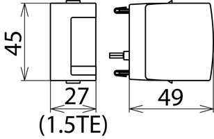 Svodič přepětí Typ 2 varistorový modul pro DEHNguard SE/ME provedení DC 972020