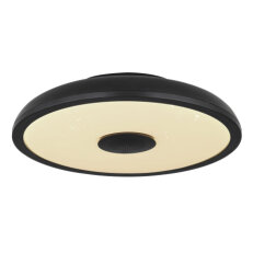 Stropní svítidlo RAFFY černá LED 18W 820lm RGB LED 3W 3000-6500K GLOBO 41366B