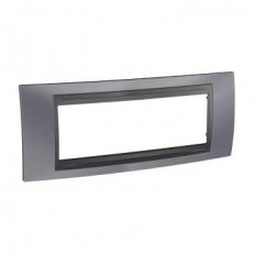 Unica Top Krycí rámeček šestimodulový, Metal grey/Grafit SCHNEIDER MGU66.106.297