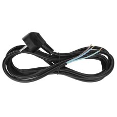 Přívodní kabel FLEXO H05VV-F 3G0,75C s úhlovou vidlicí 2m černá PVC
