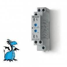 Časové relé, TA, 1P/16A, 12-240V AC/DC, 100ms-20h FINDER 80.91.0.240.0000