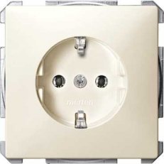 Schneider MTN2401-4044 Zásuvka 250V/16A s bočními zemnícími kontakty,clonky