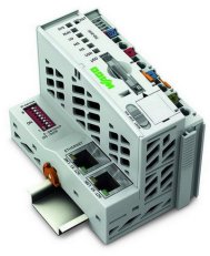 procesorový modul PFC100 2x Ethernet světle šedá WAGO 750-8101