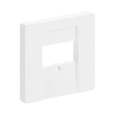Kryt reproduktorové zásuvky ABB FUTURE LINEAR mechová bílá 2CKA001710A3926