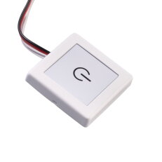 NDS1-W nástěnný dotykový stmívač bílý T-LED 067172