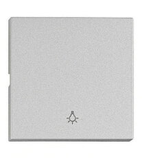 Kryt spínačů a ovladačů, symbol světlo, stříbrný SCHRACK EV122305--