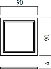 XDOMINO FRAME for 1 LED module for DM01
