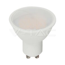 LED Spotlight 2.9W GU10 SMD White Plastic Milky Cover 6400K, VT-2333 SKU2989